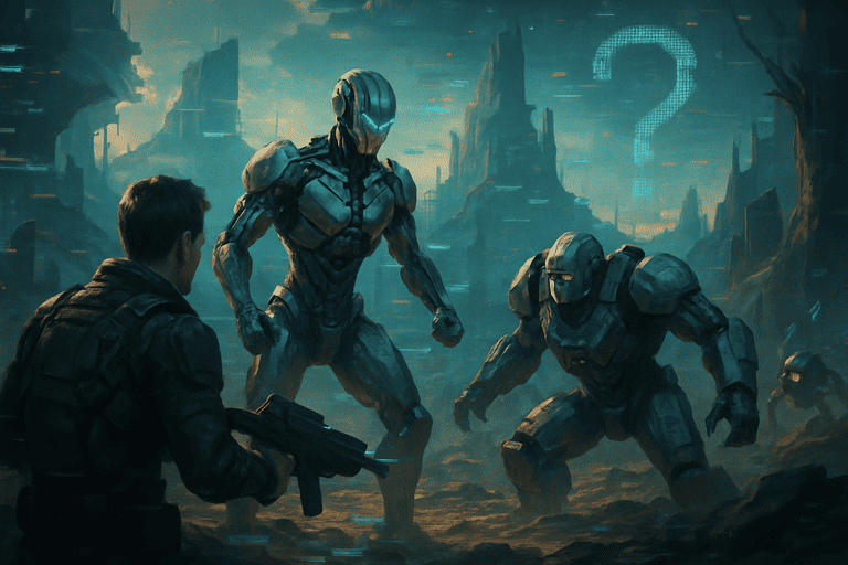 Konsep AI dalam game dengan karakter pintar