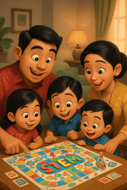 Keterlibatan keluarga memperkuat pembelajaran STEM anak