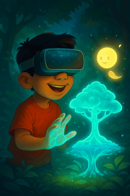 Anak belajar AI dan VR