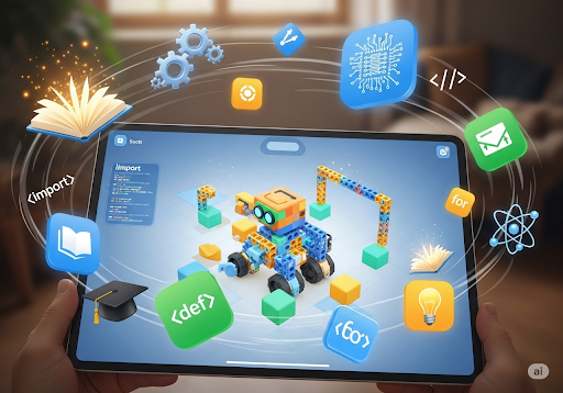 02. Sebuah game robotika edukatif yang dirancang dengan cermat untuk tujuan pembelajaran