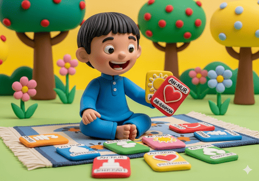 01. Bermain Sambil Belajar dengan Kartu Asmaul Husna