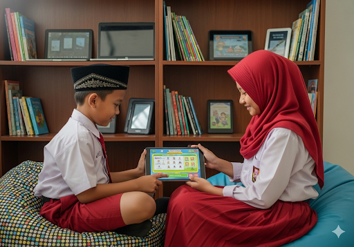 01. Literasi digital sejak dini mengenalkan anak pada dunia pembelajaran yang interaktif dan menyenangkan